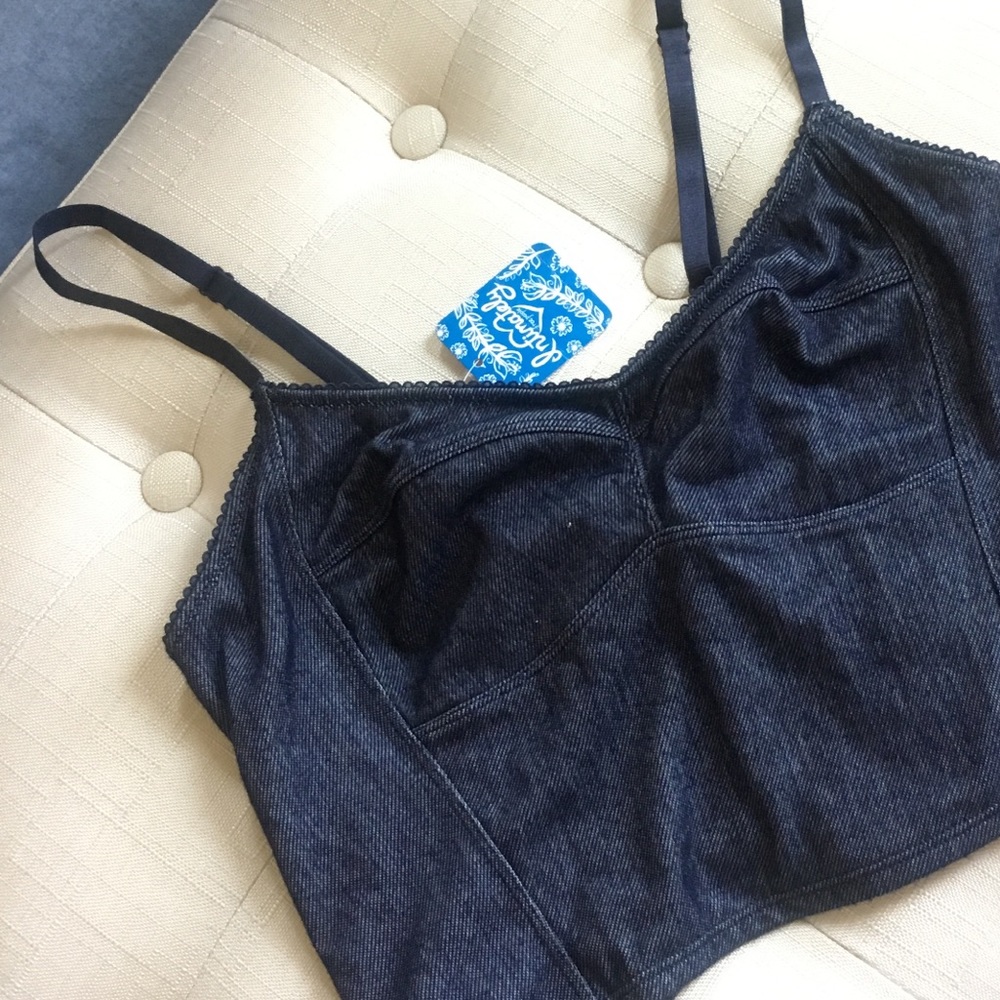 🍃Intimately Free People🍃 Denim Bralette